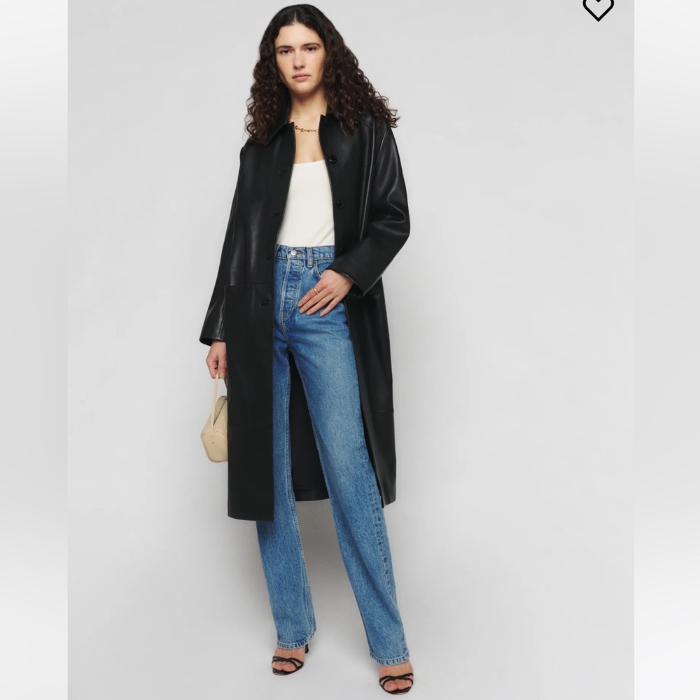 Reformation Veda Orchard Leather Jacket - NWT (sold out online!)